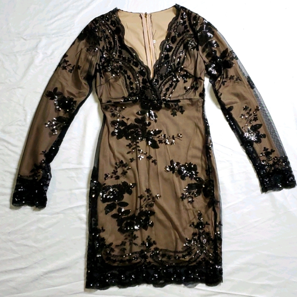Women's Long Sleeve Mini Dress